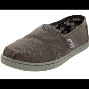 TOMS ASH Canvas Classic Youth Kids ALPRG 012001C13-ASH